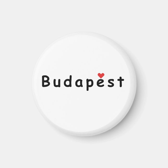 Íman Eu amo Budapest (Frente)