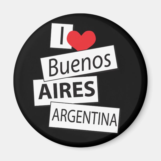 Íman Eu Amo Buenos Aires (Frente)