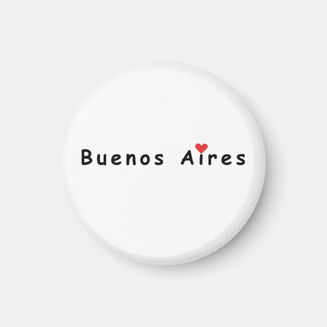 Íman Eu amo Buenos Aires (Frente)
