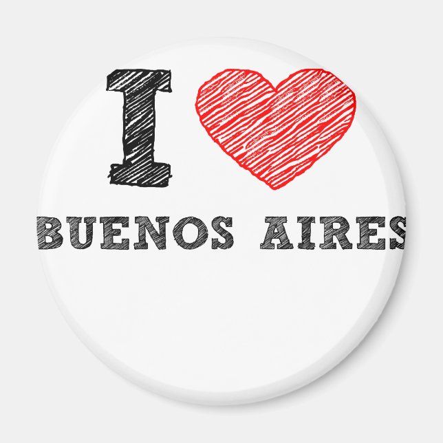 Íman Eu Amo Buenos Aires (Frente)