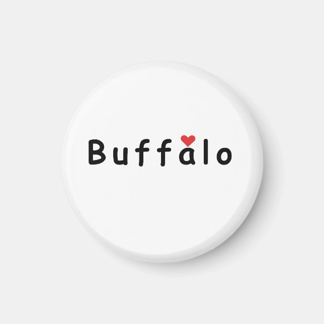 Íman Eu amo Buffalo (Frente)