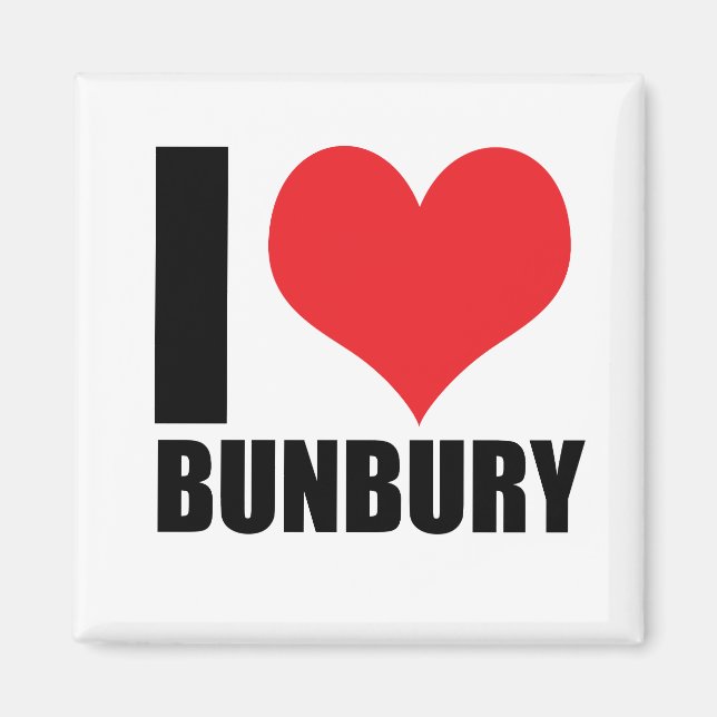 Íman Eu amo Bunbury (Frente)