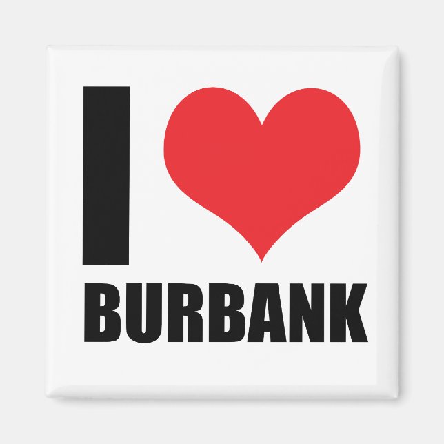 Íman Eu amo Burbank (Frente)
