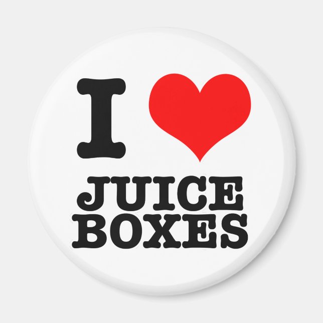 ÍMAN EU AMO CAIXINHAS DE SUCO (Frente)