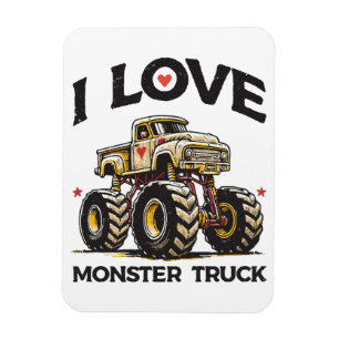 Íman Eu Amo Caminhão Monstro