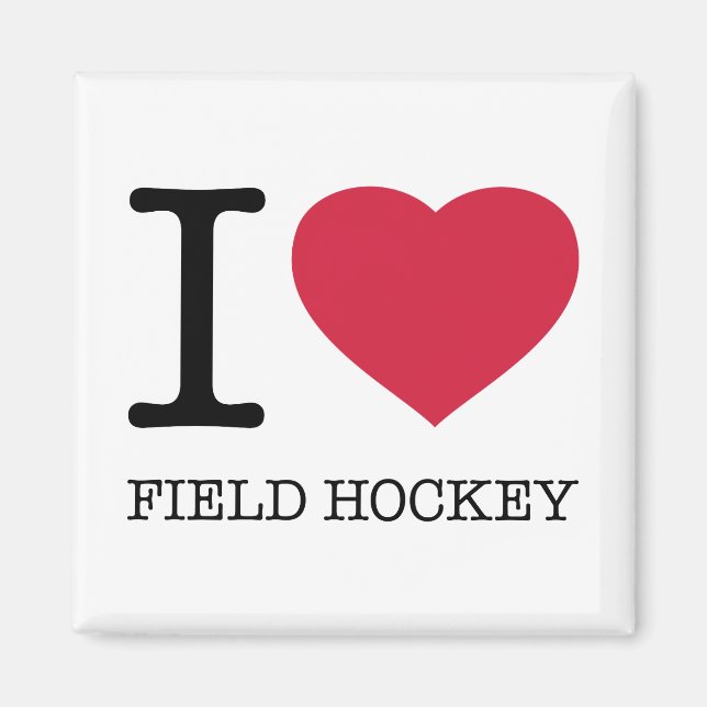 ÍMAN EU AMO CAMPO HOCKEY (Frente)