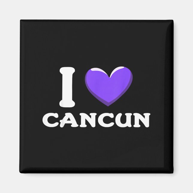 Íman Eu Amo Cancun México _1 (Frente)