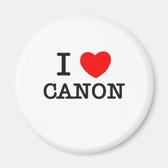 Íman Eu Amo Canon (Frente)