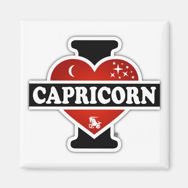 Íman Eu Amo Capricórnio (Frente)