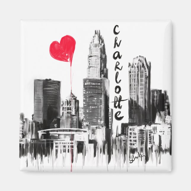 Íman Eu amo Charlotte (Frente)