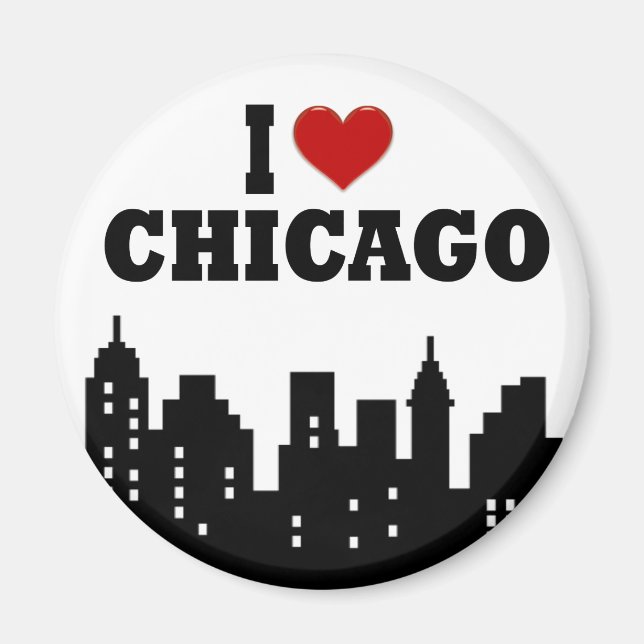 Íman Eu amo Chicago (Frente)