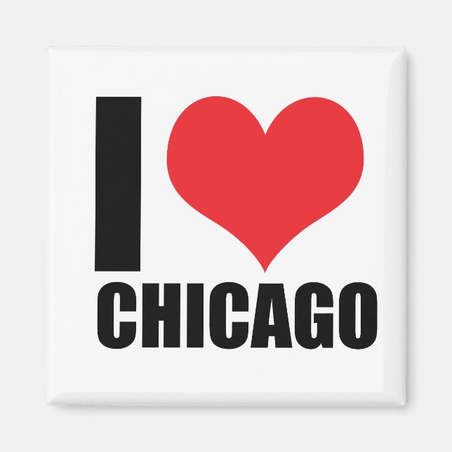 Íman Eu amo Chicago (Frente)