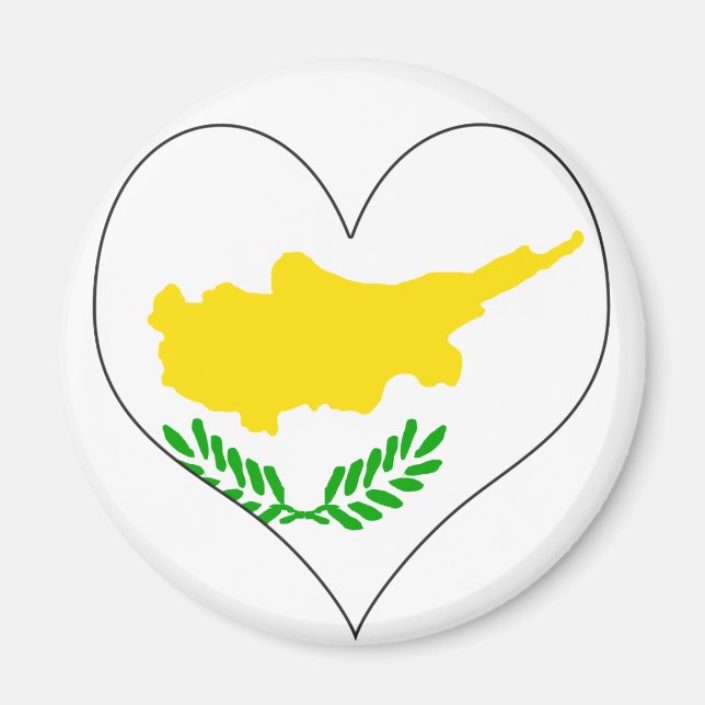 Íman Eu Amo Chipre (Frente)