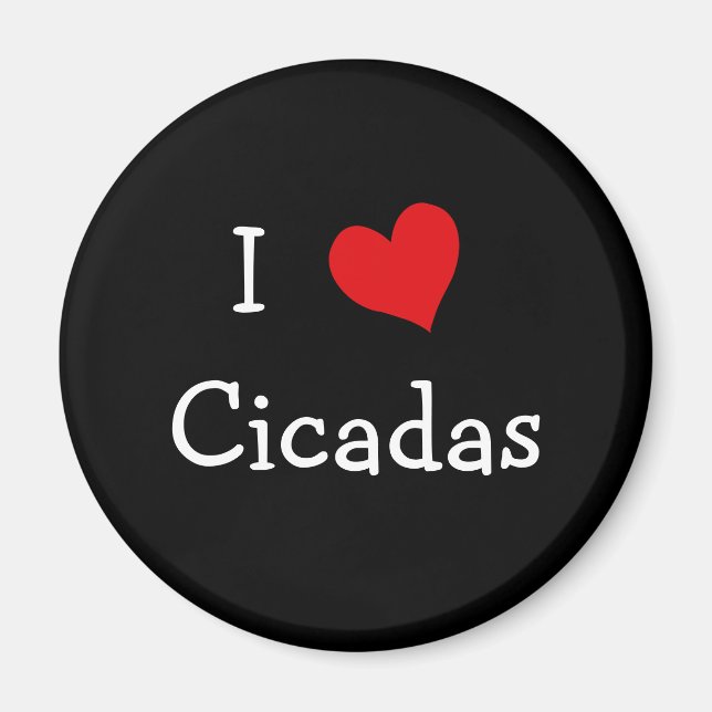 Íman Eu Amo Cicadas (Frente)