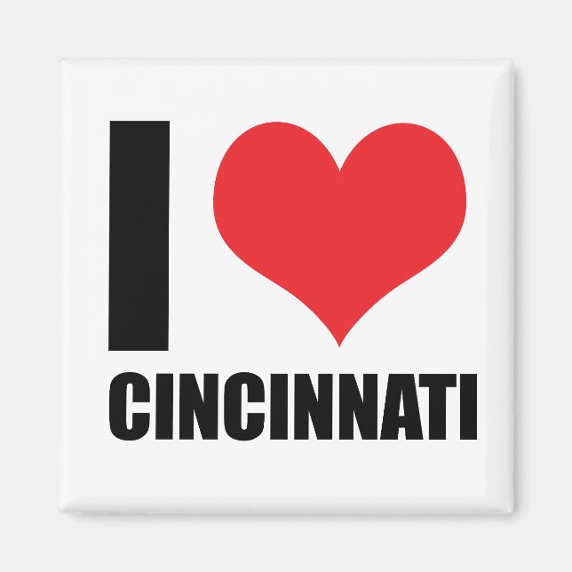 Íman Eu amo Cincinnati (Frente)
