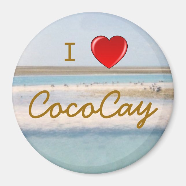 Íman Eu Amo CocoCay (Frente)