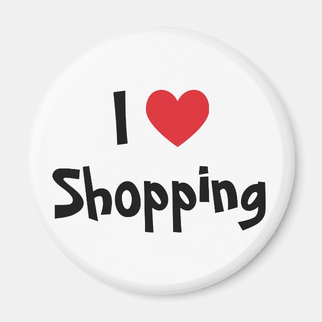 Íman Eu Amo Compras (Frente)