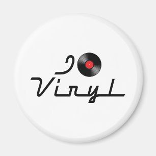 Íman Eu Amo Coração de Vinil - DJ Álbum de Discos Amant
