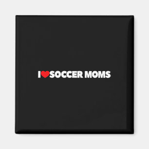 Íman Eu Amo (coração) Mães de Futebol 