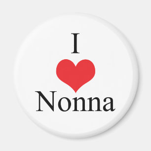Íman Eu amo (coração) Nonna