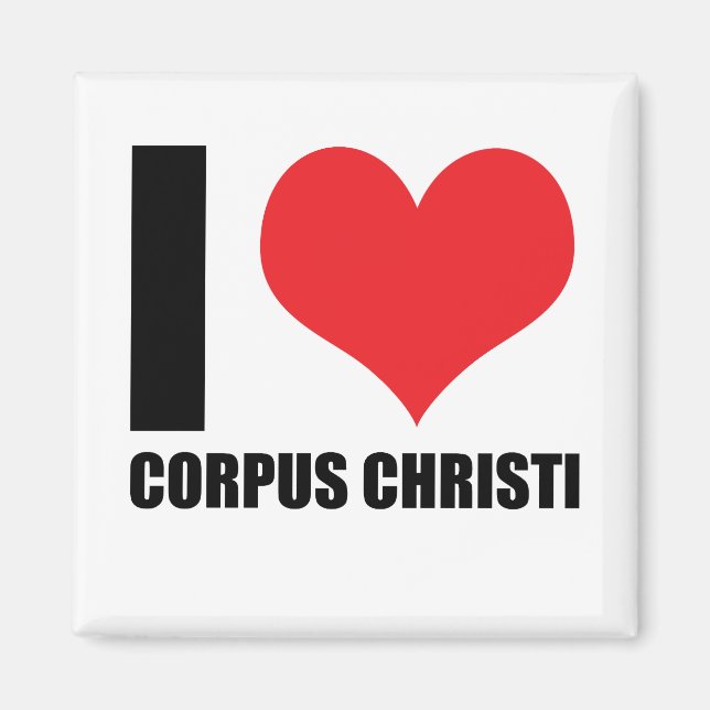 Íman Eu amo Corpus Christi (Frente)