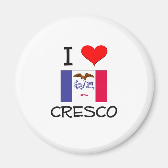 Íman Eu Amo CRESCO Iowa (Frente)