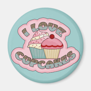 Íman Eu amo cupcakes