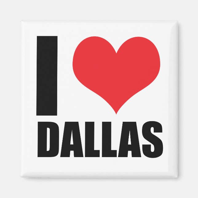 Íman Eu amo Dallas (Frente)