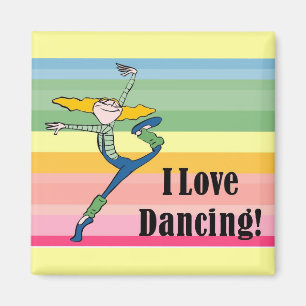 Íman Eu amo dançar o ímã