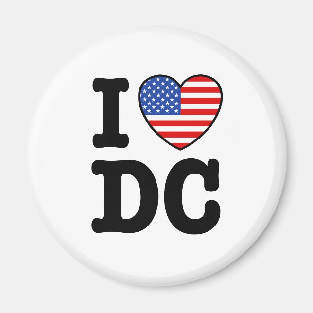 Íman Eu amo DC (Frente)