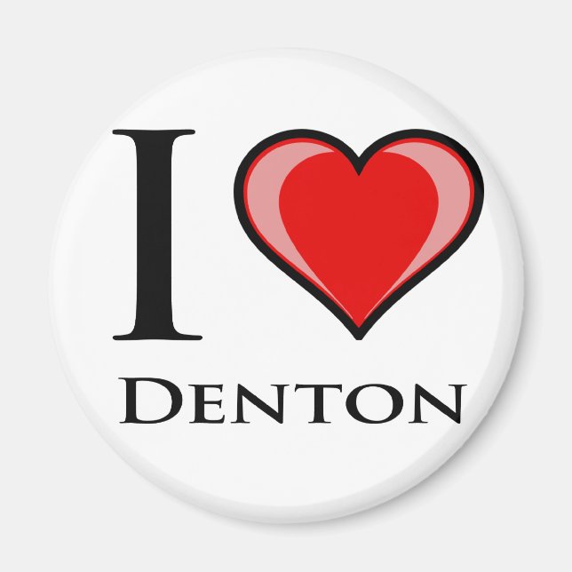 Íman Eu Amo Denton (Frente)