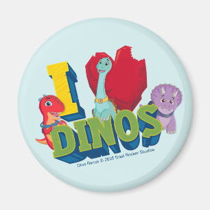 Íman Eu Amo Dinos Dino Ranch