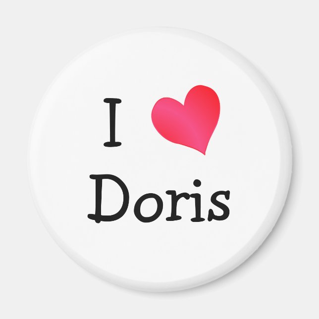 Íman Eu Amo Doris (Frente)