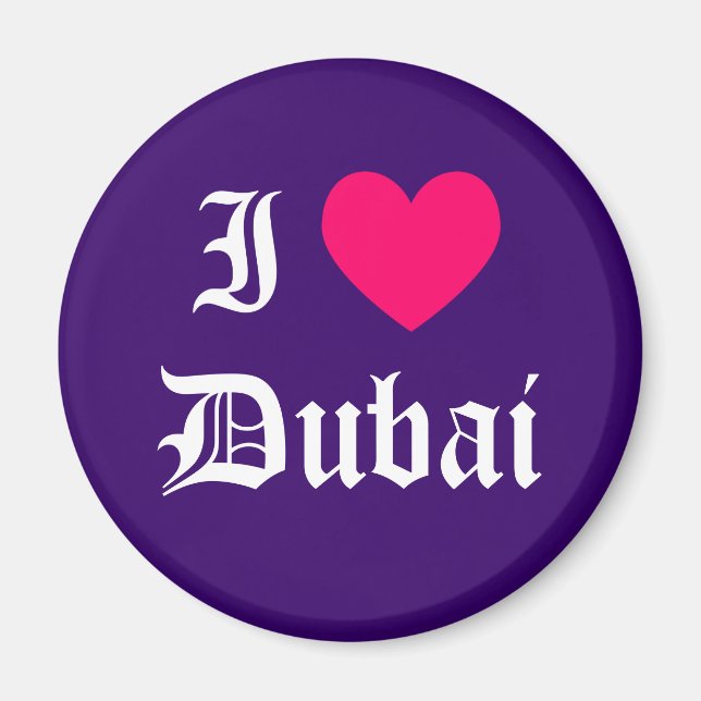 Íman Eu amo Dubai (Frente)