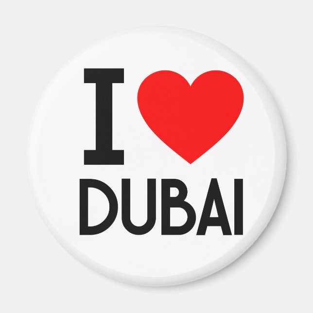 Íman Eu amo Dubai (Frente)