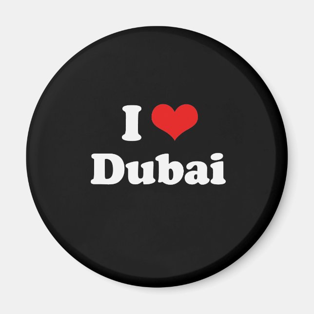Íman Eu Amo Dubai Tshirt (Frente)
