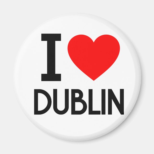 Íman Eu Amo Dublin (Frente)