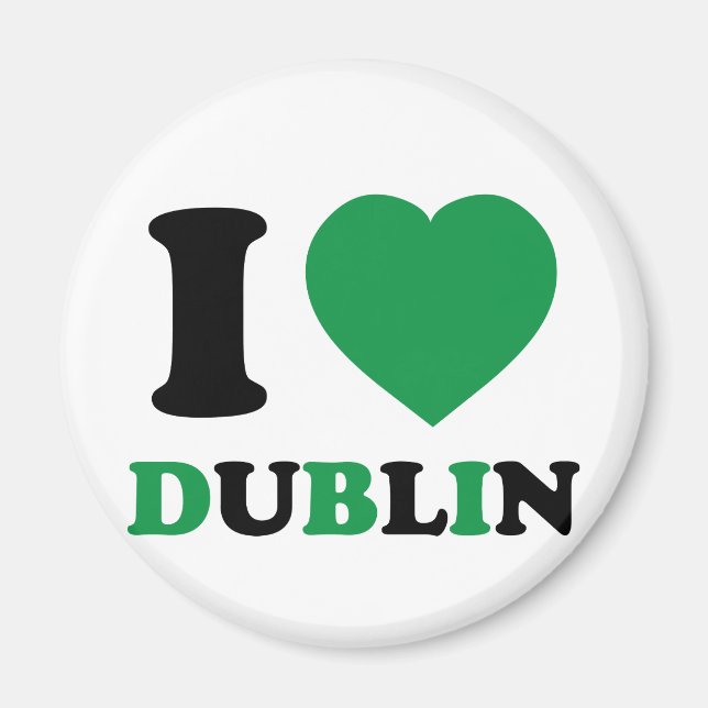 Íman Eu Amo Dublin (Frente)