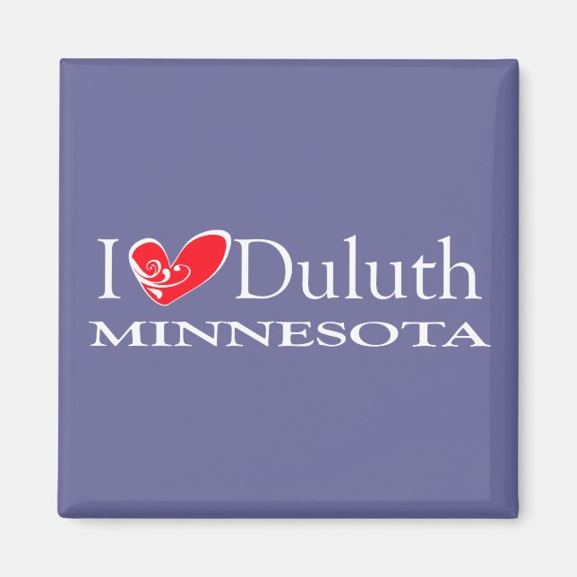 Íman Eu Amo Duluth Minnesota (Frente)