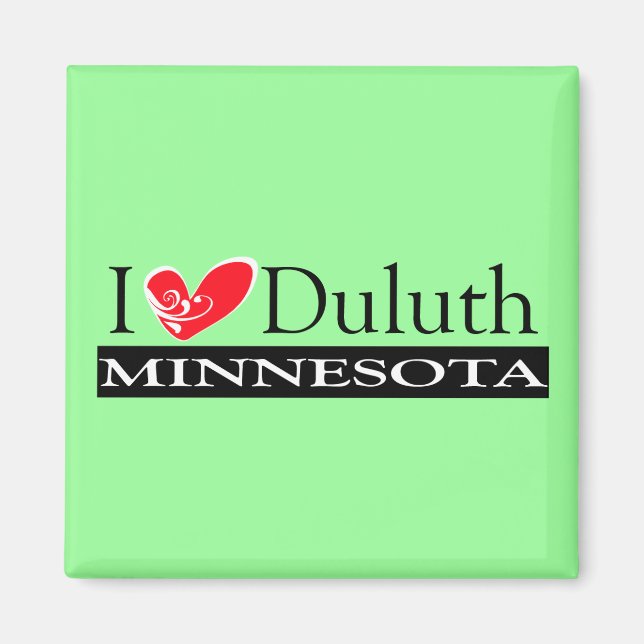 Íman Eu Amo Duluth Minnesota (Frente)
