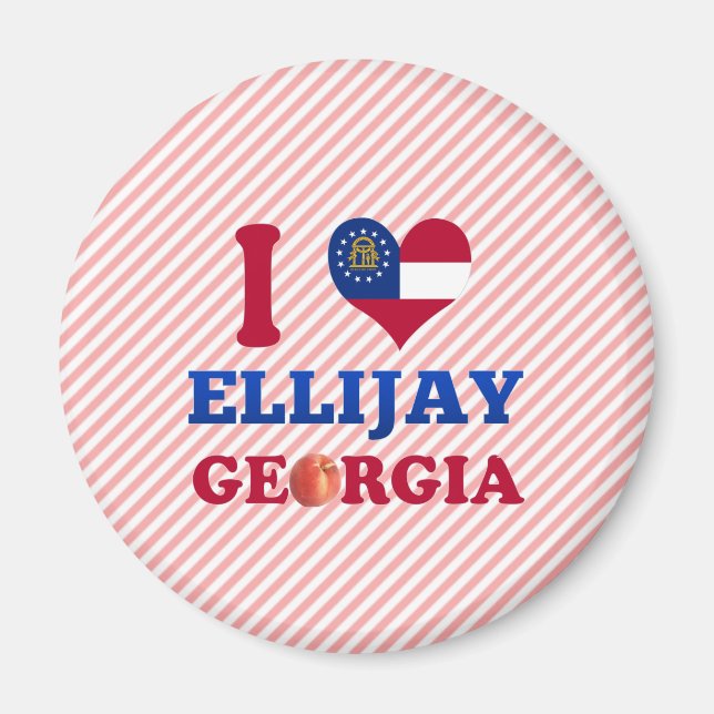 Íman Eu Amo Ellijay, Georgia (Frente)