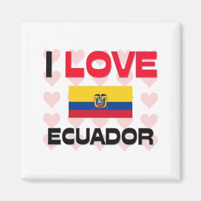 Íman Eu Amo Equador (Frente)