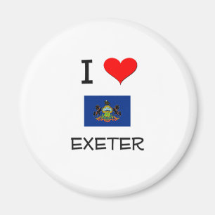 Íman Eu amo Exeter Pensilvânia