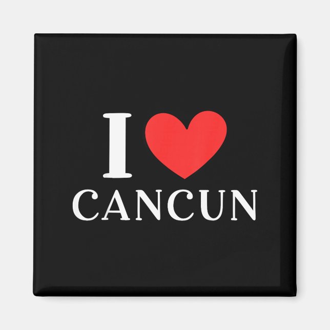 Íman Eu Amo Férias no Cancun México _3 (Frente)