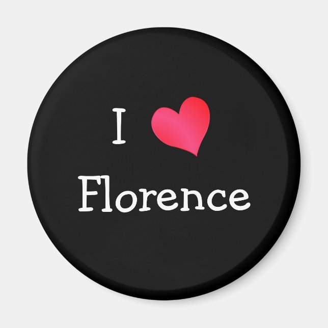Íman Eu Amo Florença (Frente)