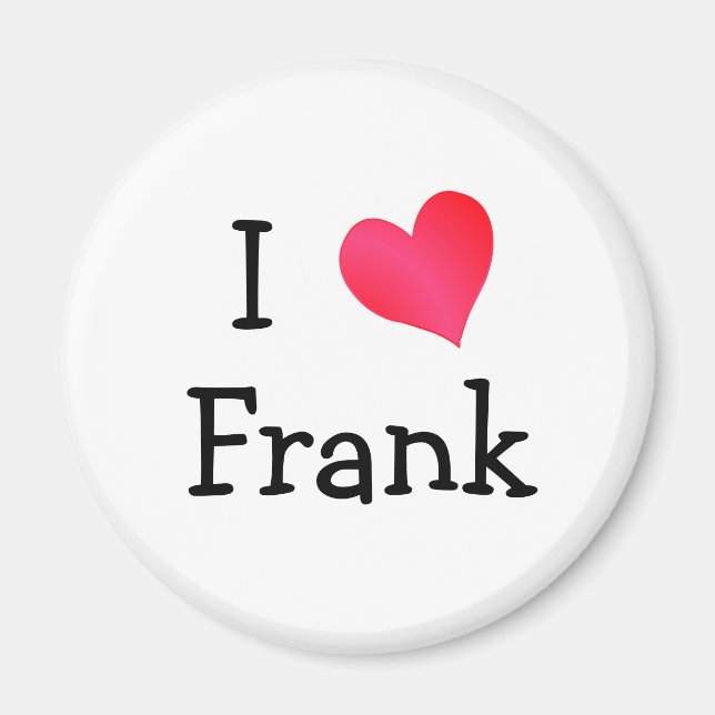 Íman Eu Amo Frank (Frente)