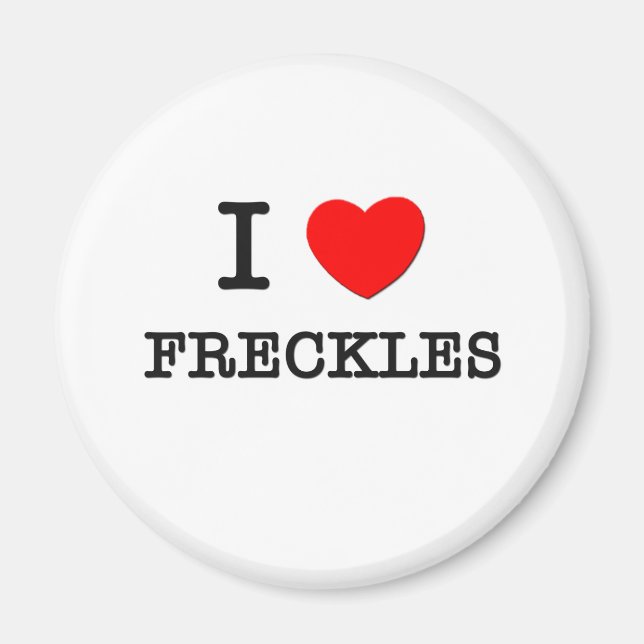 Íman Eu Amo Freckles (Frente)