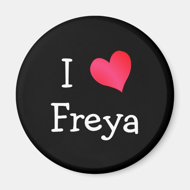 Íman Eu Amo Freya (Frente)