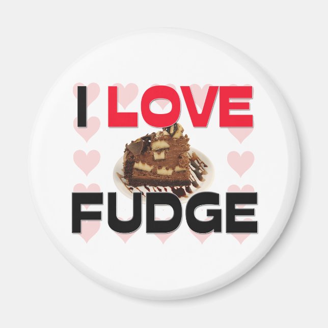 Íman Eu Amo Fudge (Frente)