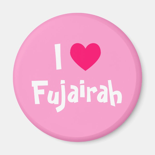 Íman Eu Amo Fujairah (Frente)